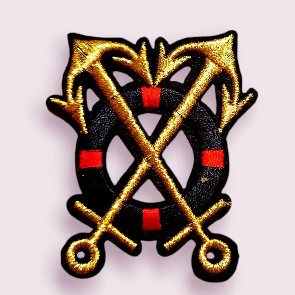 Iron On Patch-Crafts Material DIY Accessory-Blue Anchor